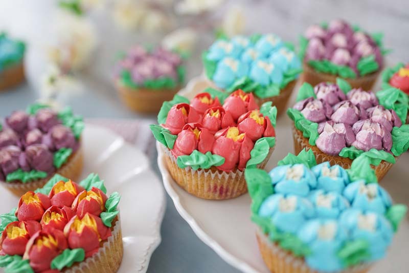 tulpencupcakesblumenstraussmuffins SallysBlog